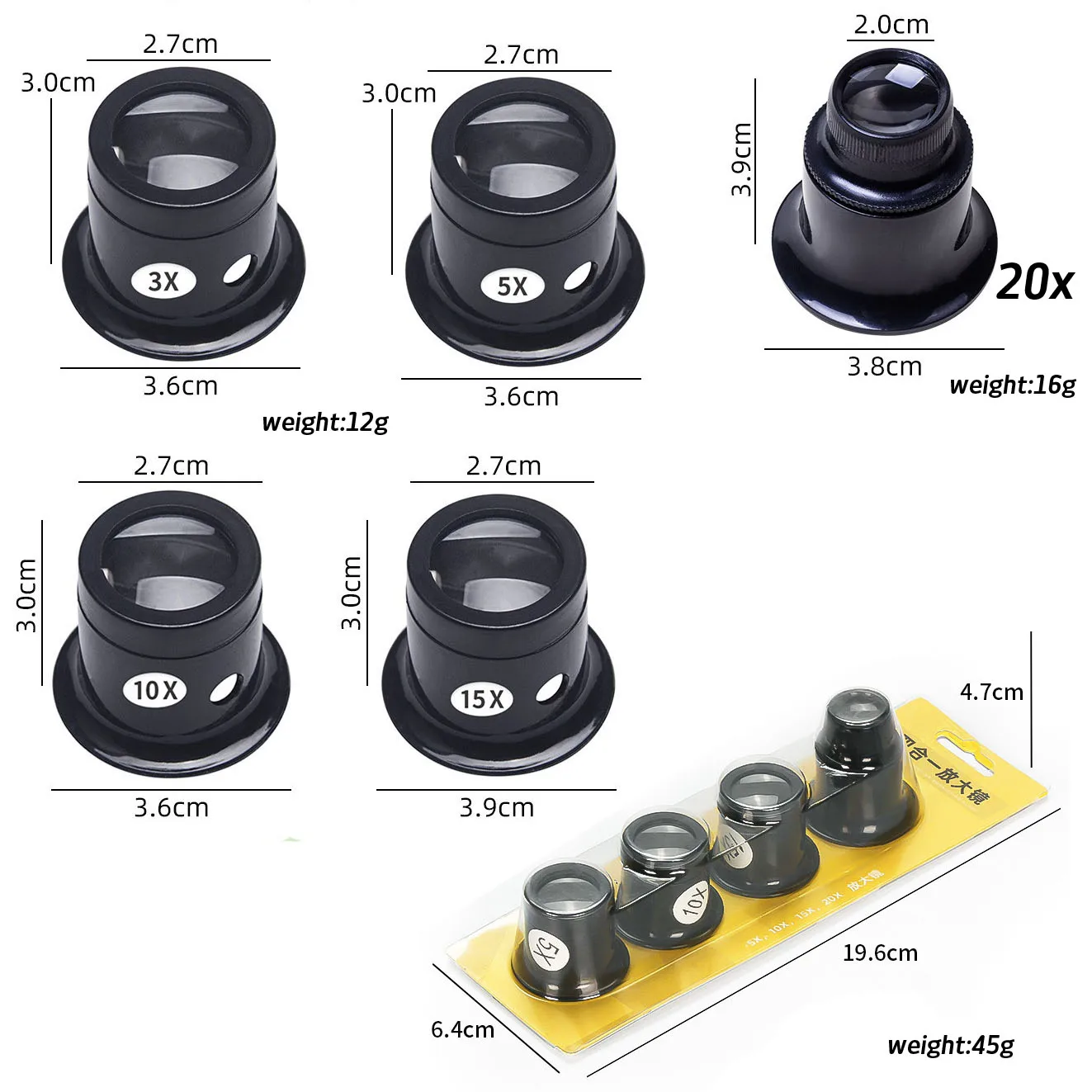 Watch Movement Repair Magnifie - đánh giá và giá Eye Piece Magnifier