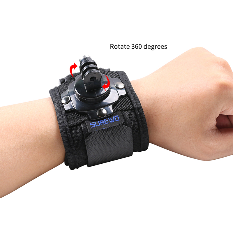 SUREWO Cổ Tay Dây Đai Đeo Tươn - đánh giá và giá Gopro Action Camera Hero 12 Black