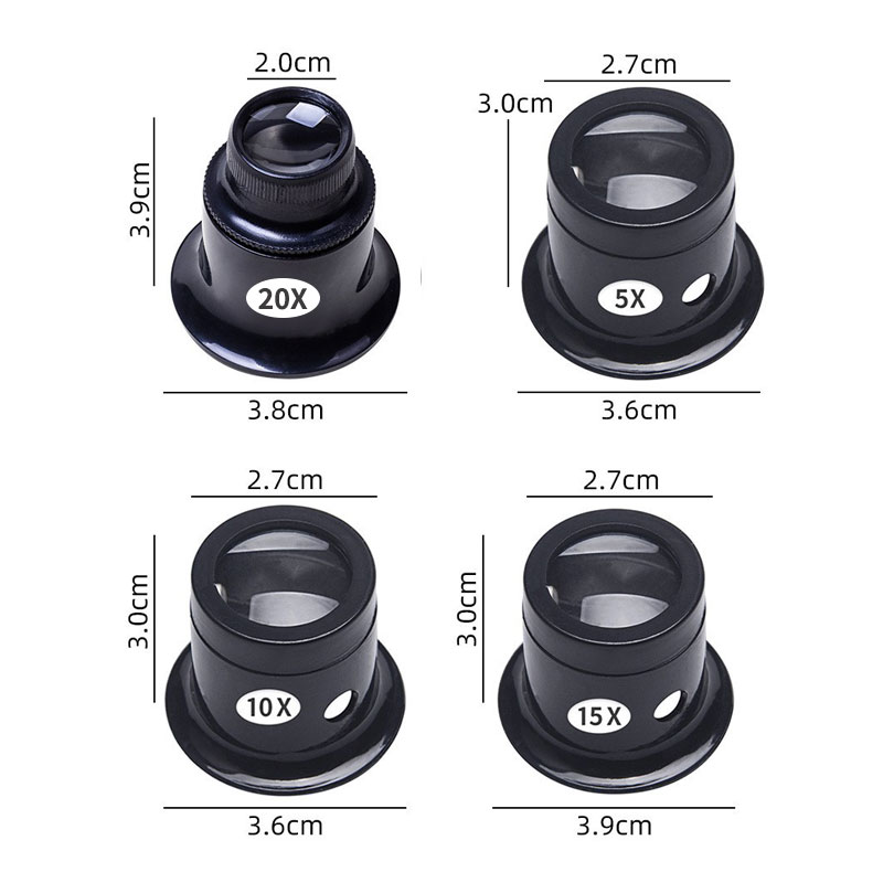 4pcs/set Monocular Magnifying  - đánh giá và giá Eye Piece Magnifier