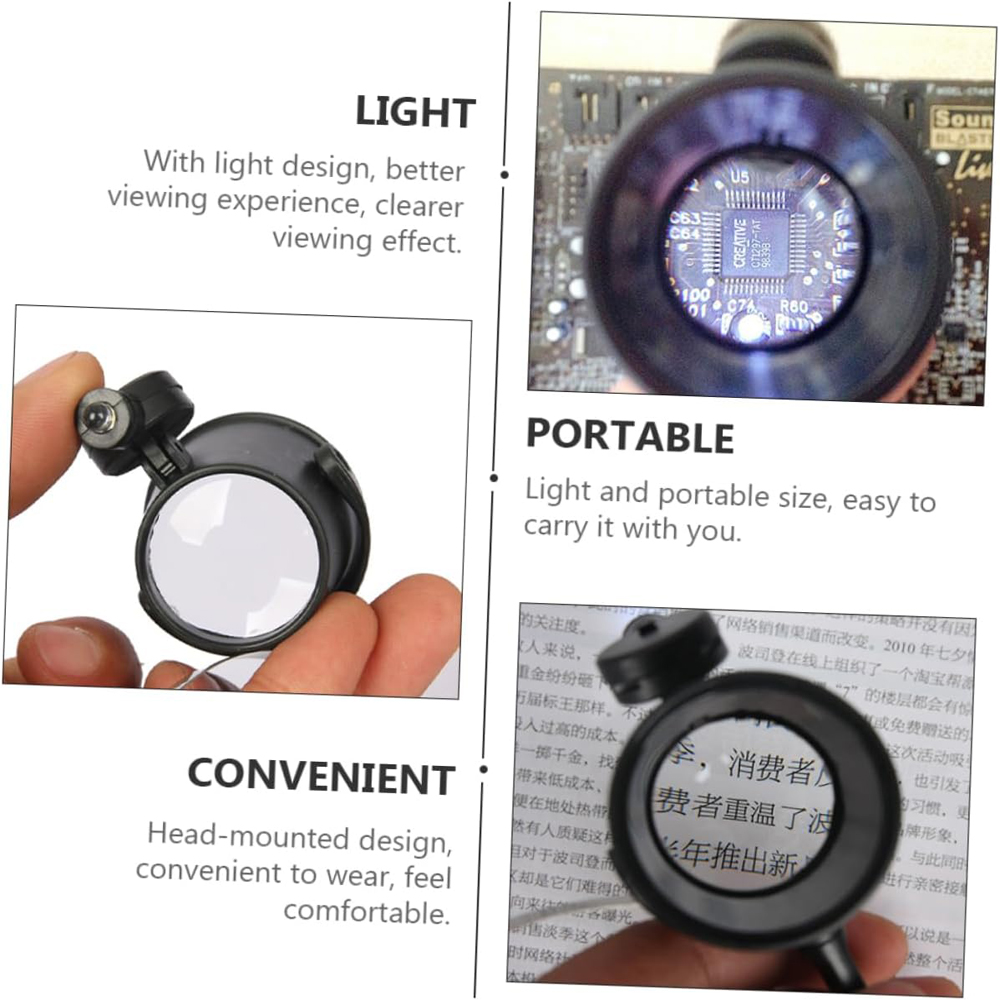 Portable 15X Loupe Lens Headba - đánh giá và giá Eye Piece Magnifier